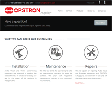 Tablet Screenshot of opstron.com